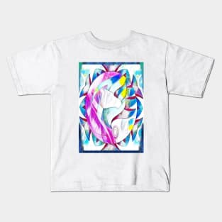 Colorful horse abstract Kids T-Shirt